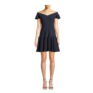 Rebecca Taylor Navy Stretch Dress 6 NWT